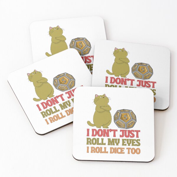 Item preview, I don't just roll my eyes I roll dice too designed and sold by BritishDelights.