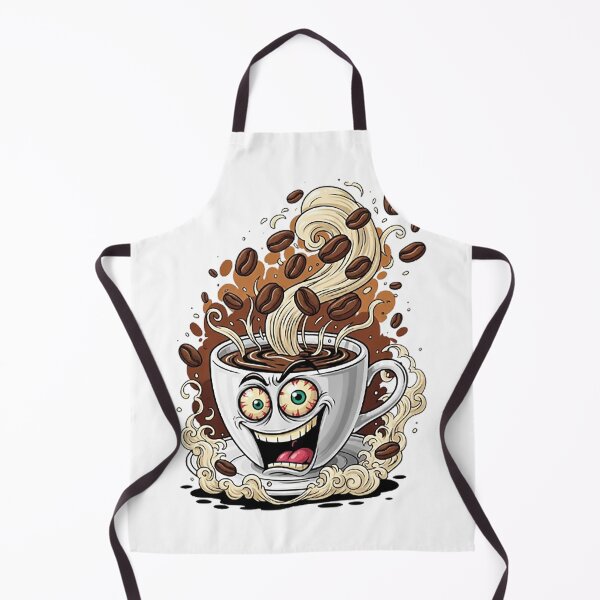 Item preview, Coffee Cup with a Manic Expression designed and sold by likbatonboot.