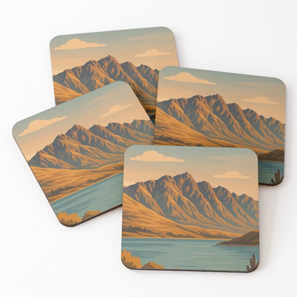 Item preview, The Remarkables and Lake Wakatipu in New Zealand designed and sold by Aryabek.