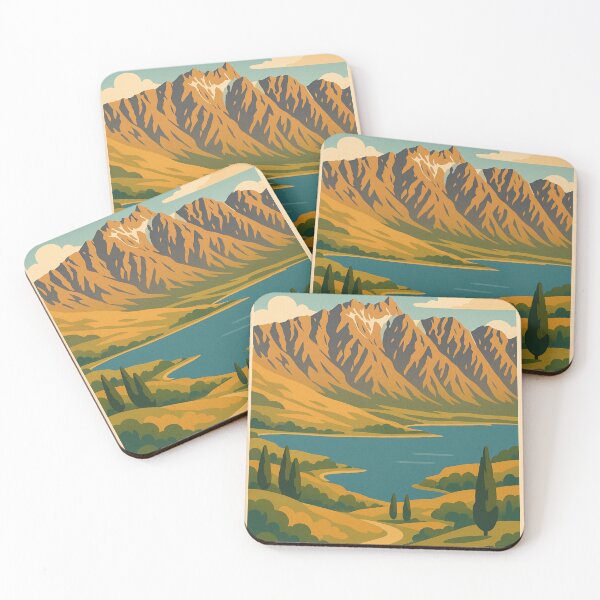 Item preview, The Remarkables and Lake Wakatipu Path View designed and sold by Aryabek.