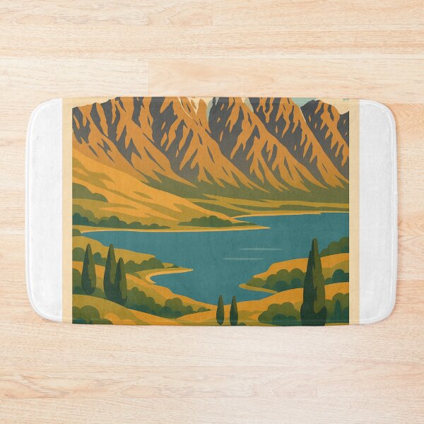 Item preview, The Remarkables and Lake Wakatipu Path View designed and sold by Aryabek.