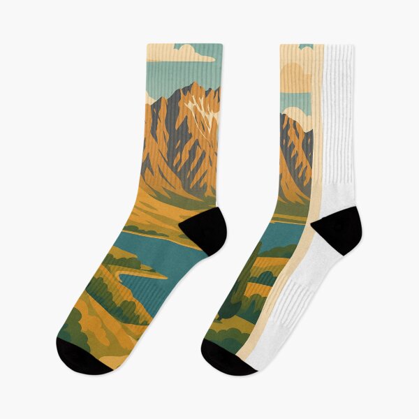 Item preview, The Remarkables and Lake Wakatipu Path View designed and sold by Aryabek.