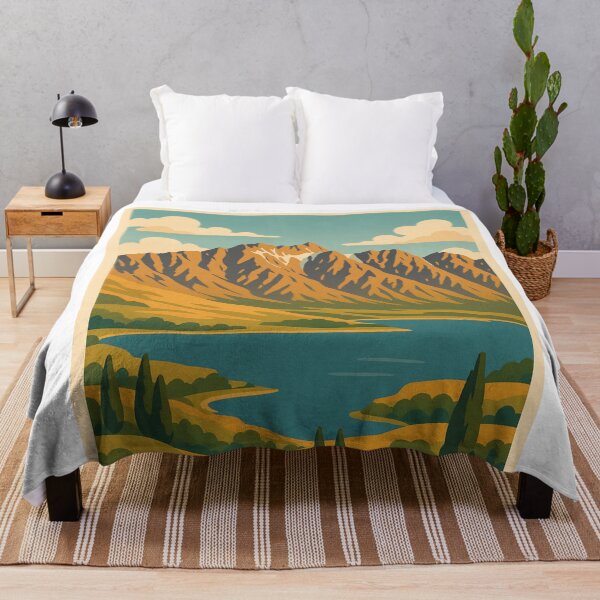 Item preview, The Remarkables and Lake Wakatipu Path View designed and sold by Aryabek.
