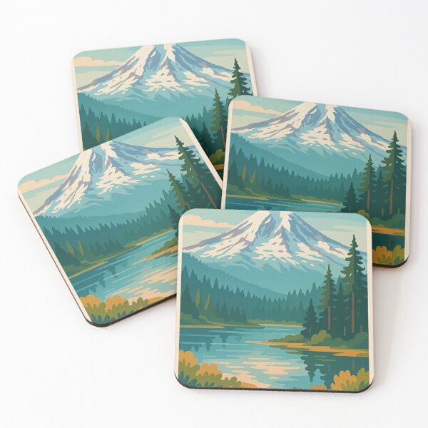 Item preview, Mount Rainier Reflected in Alpine Lake designed and sold by Aryabek.