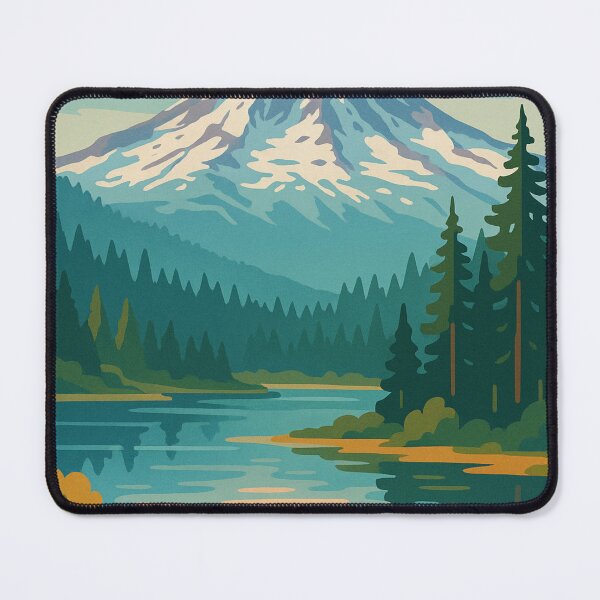 Item preview, Mount Rainier Reflected in Alpine Lake designed and sold by Aryabek.