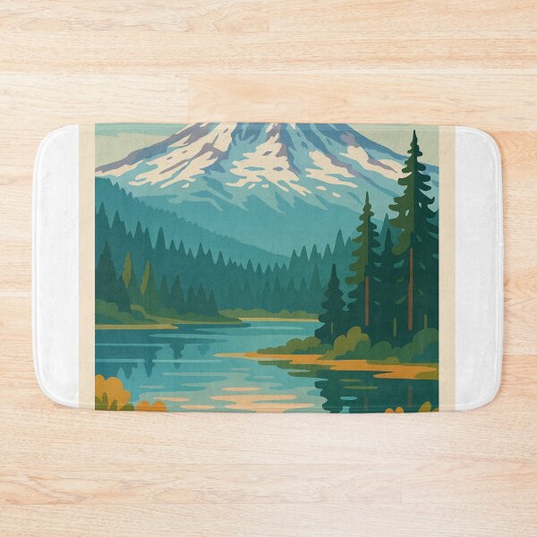 Item preview, Mount Rainier Reflected in Alpine Lake designed and sold by Aryabek.