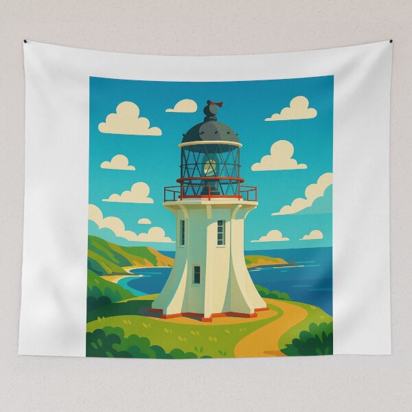 Item preview, Cape Reinga Lighthouse on Northland Coast designed and sold by Aryabek.