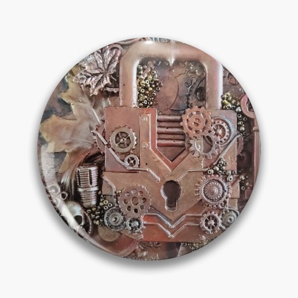 Item preview, Steampunk Padlock Collage designed and sold by SuspendedDreams.