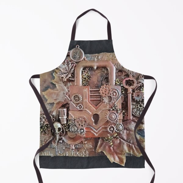 Item preview, Steampunk Padlock Collage designed and sold by SuspendedDreams.