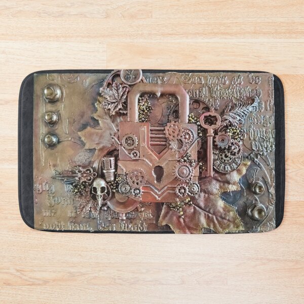 Item preview, Steampunk Padlock Collage designed and sold by SuspendedDreams.