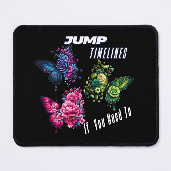 Item preview, Jump Timelines if you need to Flower Butterflies in Pink, Moss Green and Black designed and sold by WigOutlet.
