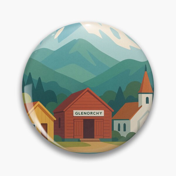Item preview, Glenorchy Lakefront View with Historic Buildings designed and sold by Aryabek.