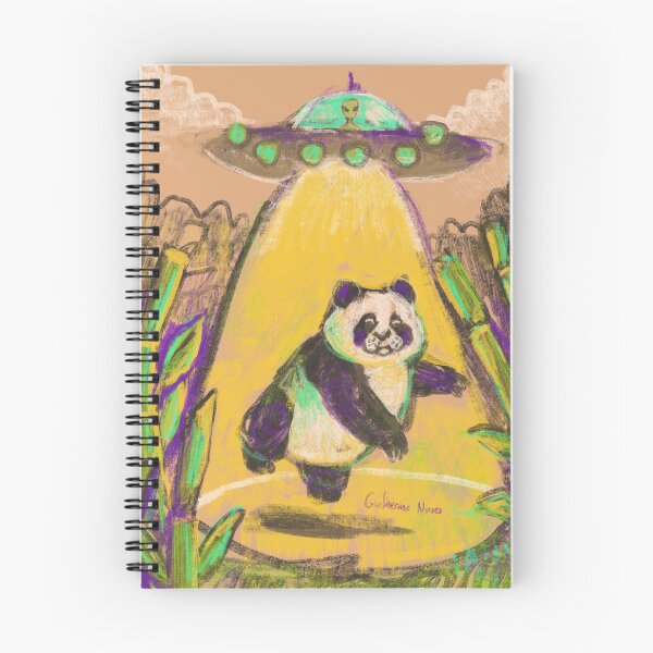 Item preview, panda being abducted designed and sold by guilhernunes.