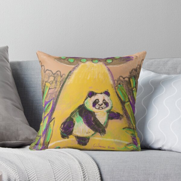 Item preview, panda being abducted designed and sold by guilhernunes.