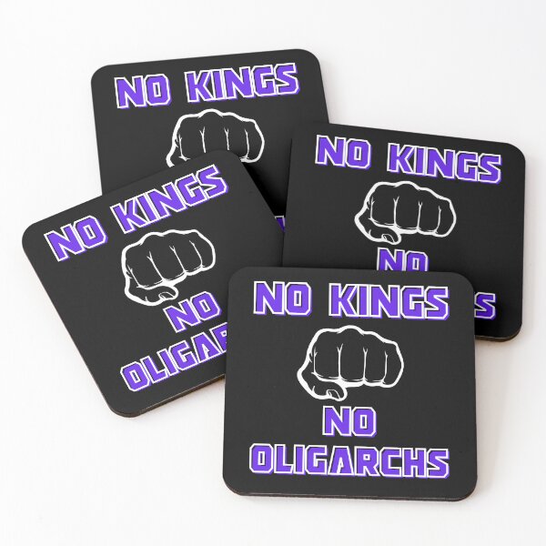 Item preview, no kings no oligarchs designed and sold by TEEJAMBOREE.