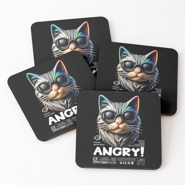 Item preview, Angry Cat designed and sold by MerlinWear.