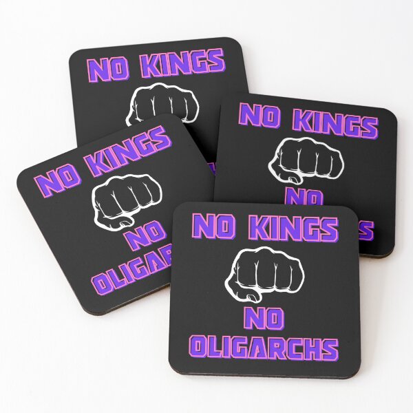 Item preview, no kings no oligarchs designed and sold by TEEJAMBOREE.