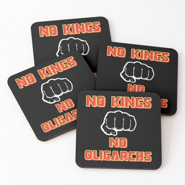 Item preview, no kings no oligarchs designed and sold by TEEJAMBOREE.