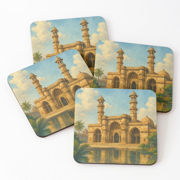 Item preview, Ahmedabad Mosque with Reflections and Gardens designed and sold by Aryabek.