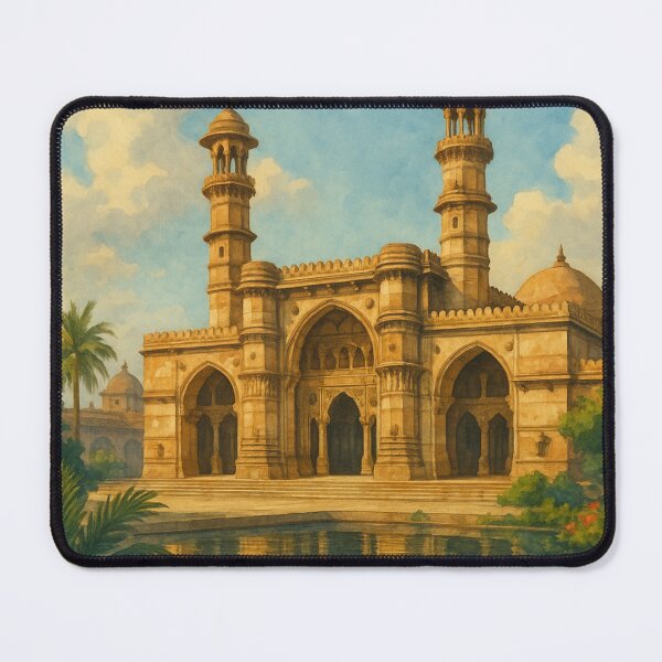 Item preview, Ahmedabad Mosque with Reflections and Gardens designed and sold by Aryabek.