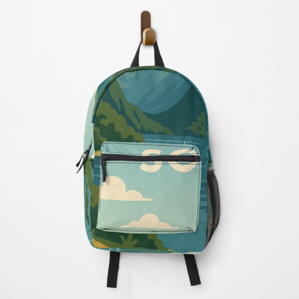 Item preview, Milford Sound Fjord with Tour Boat and Mountains designed and sold by Aryabek.
