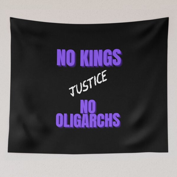 Item preview, no kings no oligarchs designed and sold by TEEJAMBOREE.