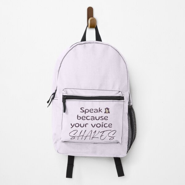 Item preview, Speak because your voice shakes (purple) designed and sold by phonakins.
