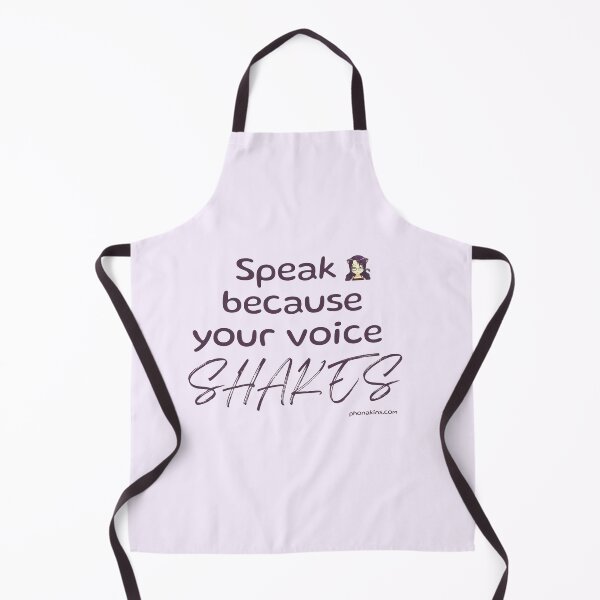 Item preview, Speak because your voice shakes (purple) designed and sold by phonakins.