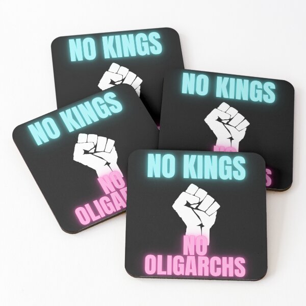 Item preview, no kings no oligarchs designed and sold by TEEJAMBOREE.