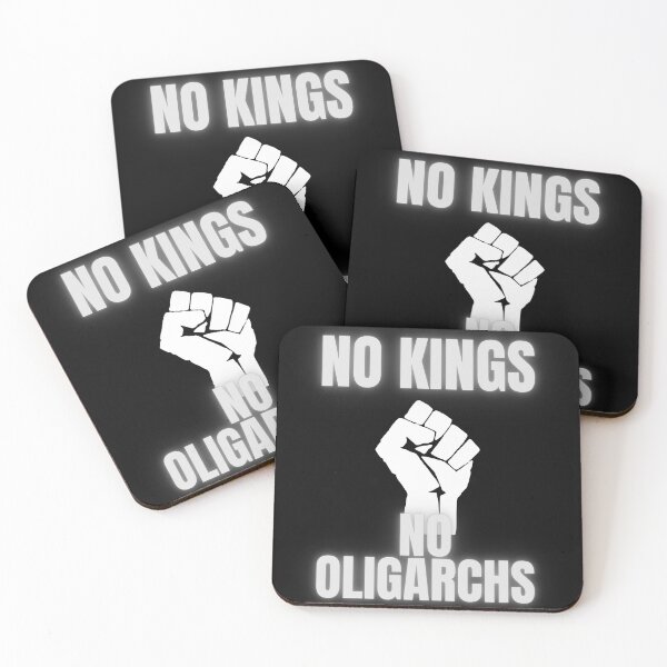 Item preview, no kings no oligarchs designed and sold by TEEJAMBOREE.