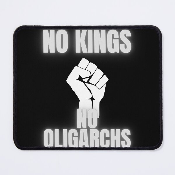 Item preview, no kings no oligarchs designed and sold by TEEJAMBOREE.
