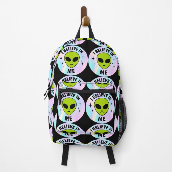 Item preview, I Believe in Me – Alien Self-Love Holographic Design designed and sold by Soft rot studio.