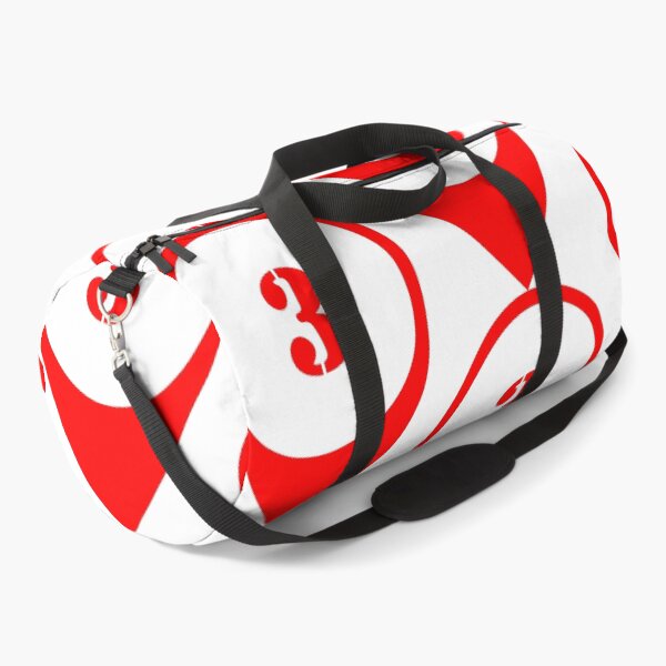 Item preview, Number 3 (three) Map Marker – Red Stencil Style Design designed and sold by Ching Teoh.