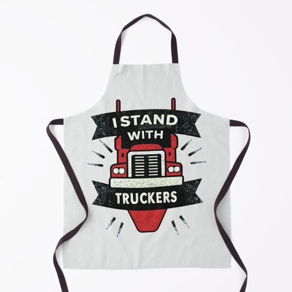 Item preview, I Stand With Truckers Freedom designed and sold by Stickers Designer.