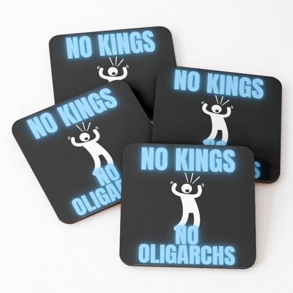 Item preview, no kings no oligarchs designed and sold by TEEJAMBOREE.