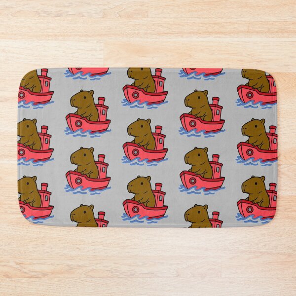 Item preview, Capybara Tug Boat - Red designed and sold by AngelMiette.
