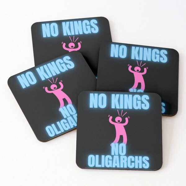 Item preview, no kings no oligarchs designed and sold by TEEJAMBOREE.