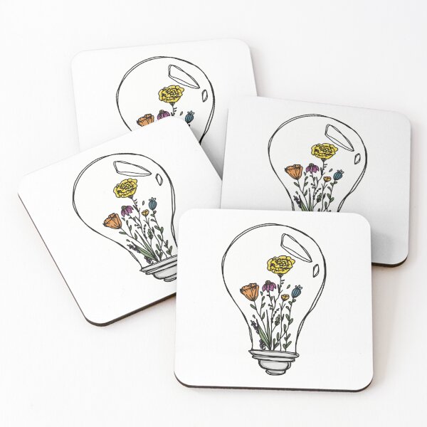 Item preview, Flower Lightbulb designed and sold by hailimariestudios.
