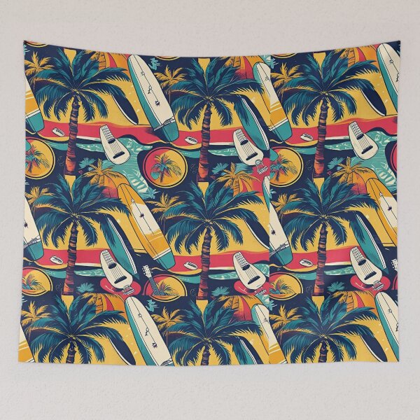 Item preview, Tube Playground Retro Surfer designed and sold by KateWiseArt.