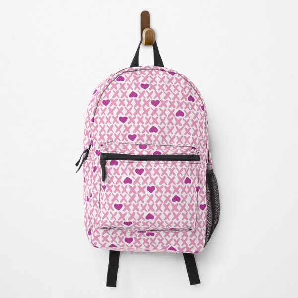 Item preview, Hand Drawn Pink Magenta Xs Os Hugs Kisses Hearts Love Pattern Drama designed and sold by KellyReevesArt.