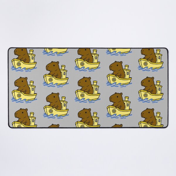 Item preview, Capybara Tug Boat - Yellow designed and sold by AngelMiette.