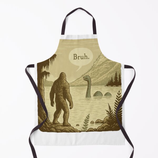 Item preview,  Bigfoot Meets the Loch Ness Monster designed and sold by semad34.