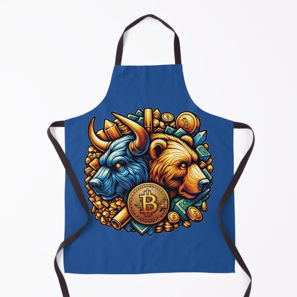 Item preview, Angry Bull vs Angry Bear, Bitcoin designed and sold by MerlinWear.