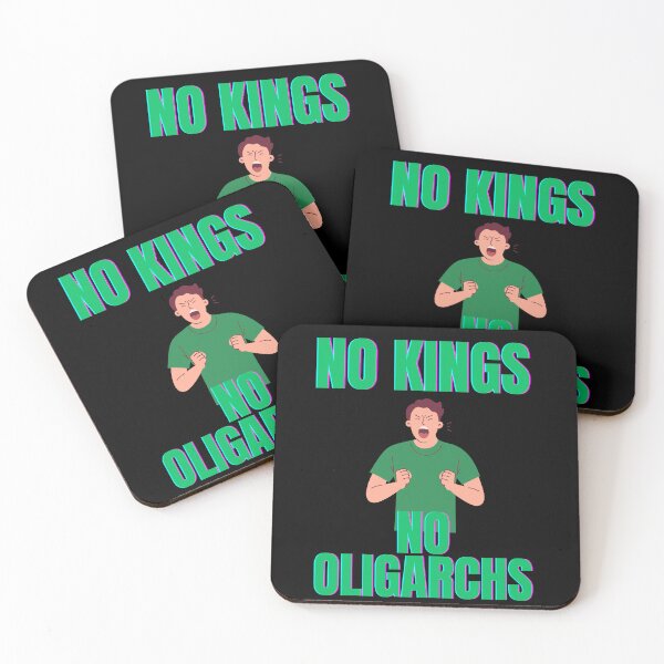 Item preview, no kings no oligarchs designed and sold by TEEJAMBOREE.