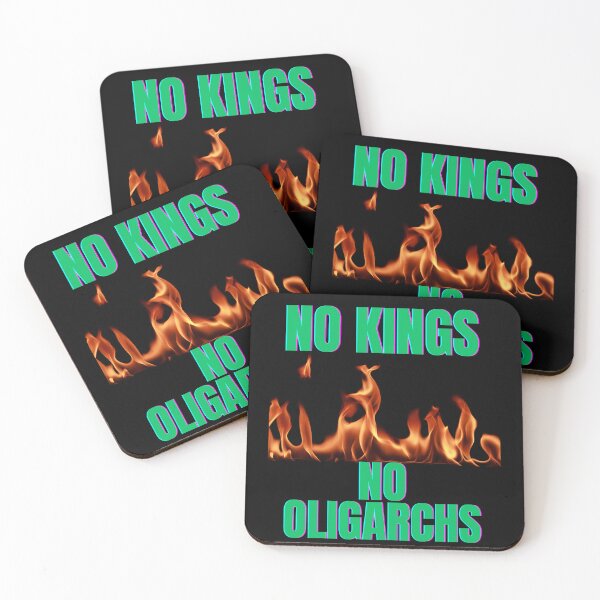 Item preview, no kings no oligarchs designed and sold by TEEJAMBOREE.