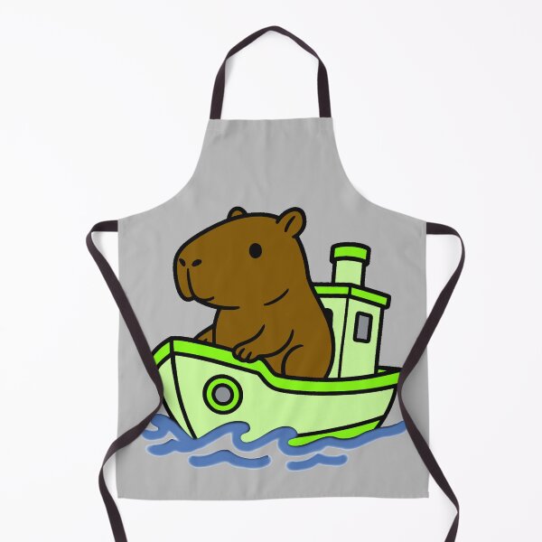 Item preview, Capybara Tug Boat - Lime Green designed and sold by AngelMiette.