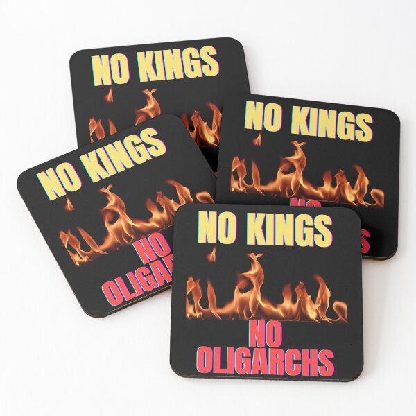 Item preview, no kings no oligarchs designed and sold by TEEJAMBOREE.