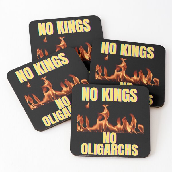 Item preview, no kings no oligarchs designed and sold by TEEJAMBOREE.