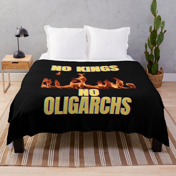 Item preview, no kings no oligarchs designed and sold by TEEJAMBOREE.