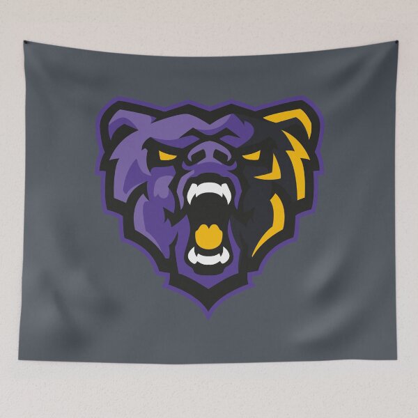 Item preview, Angry violet bear designed and sold by MerlinWear.
